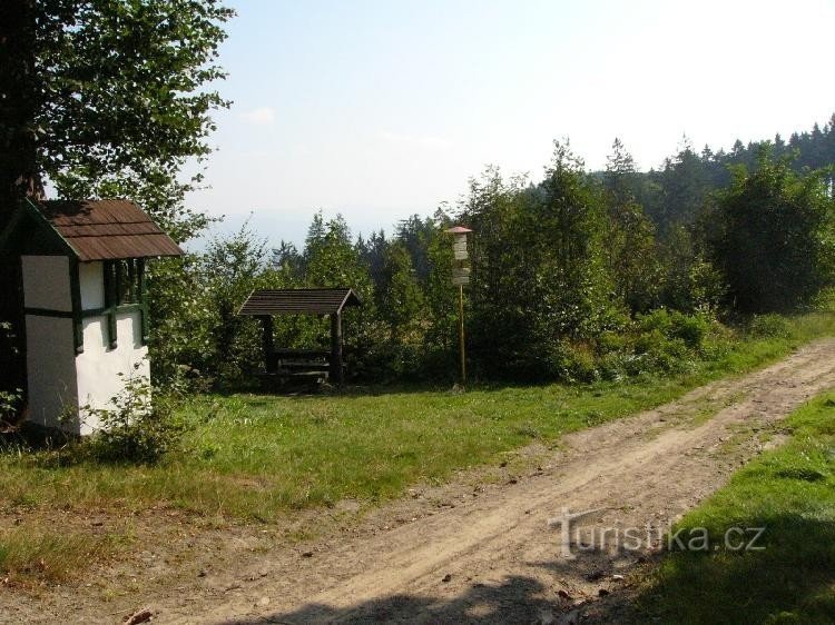 Píšková sedlo-rozcestí