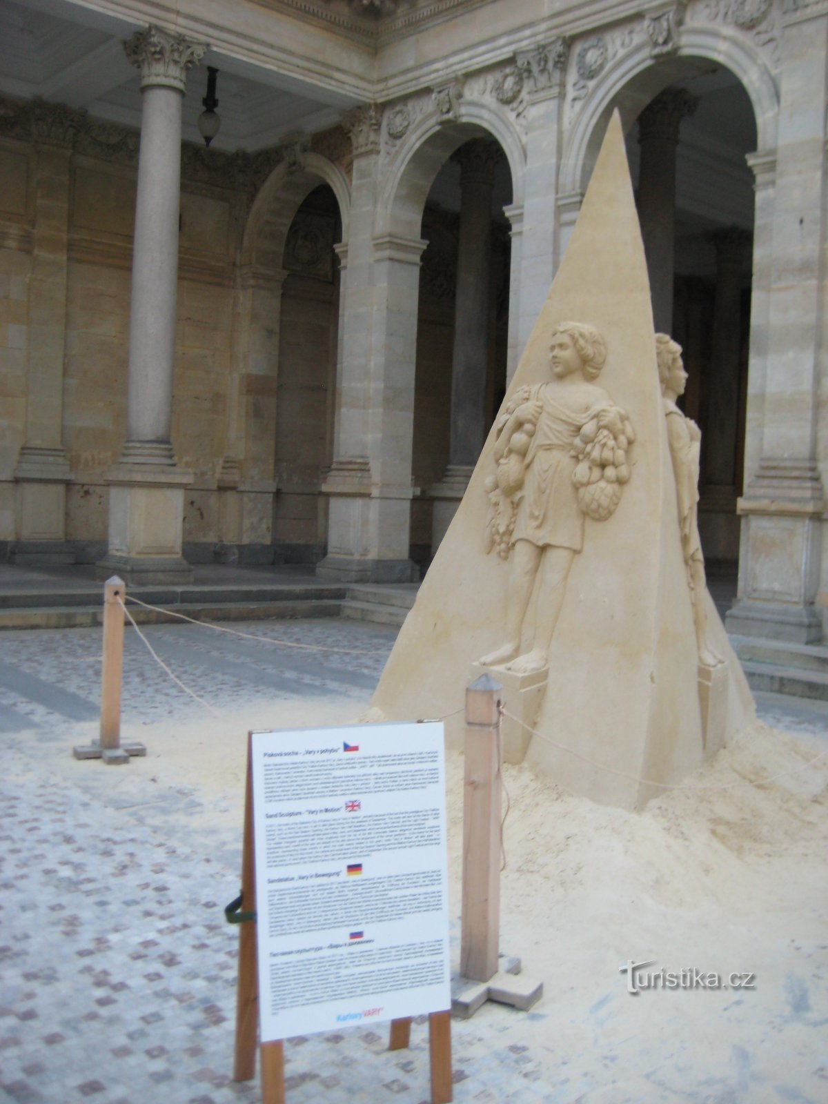 Písková socha 