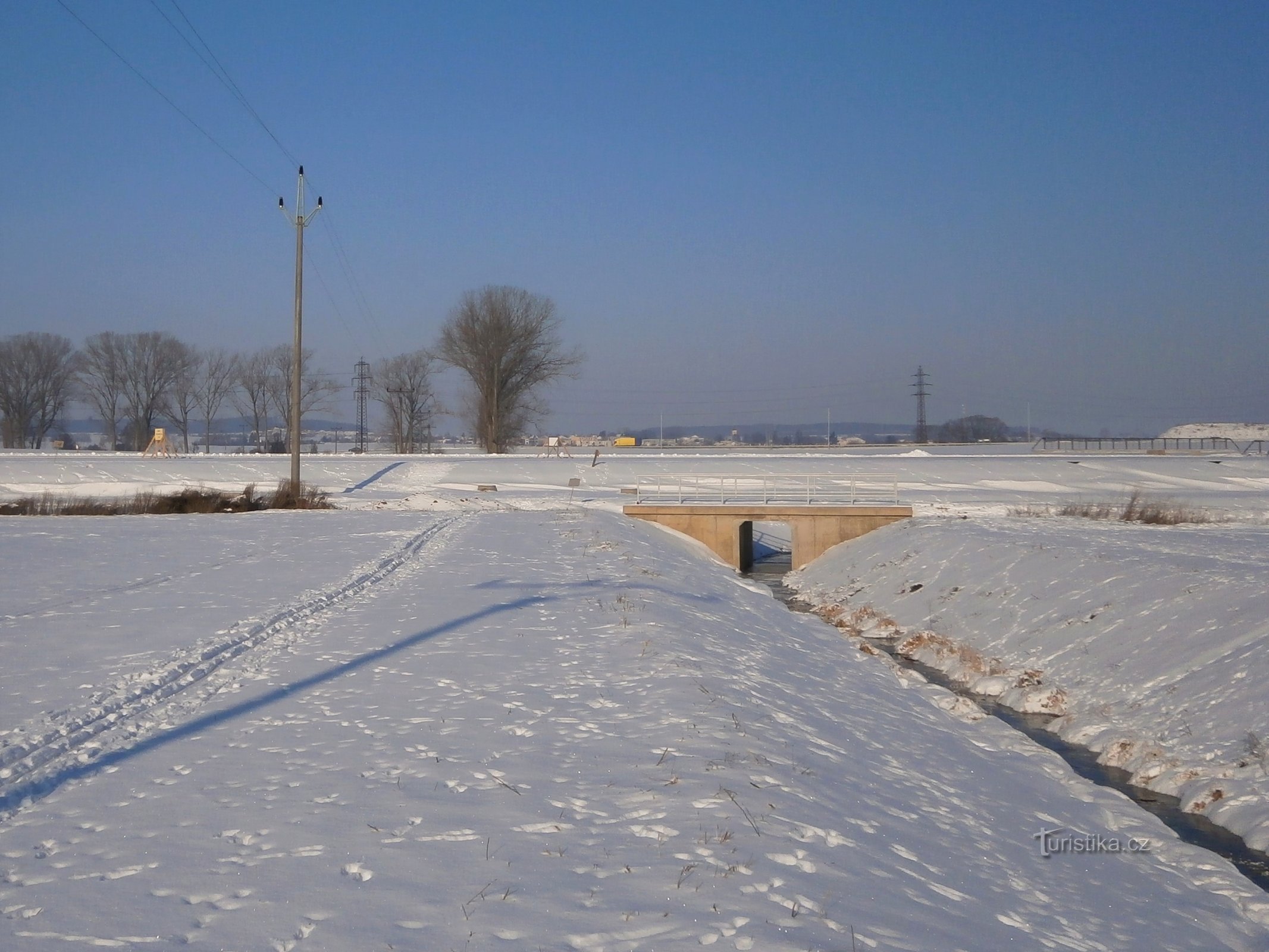 Plačice stroom onder Koutník veld (Plačice)