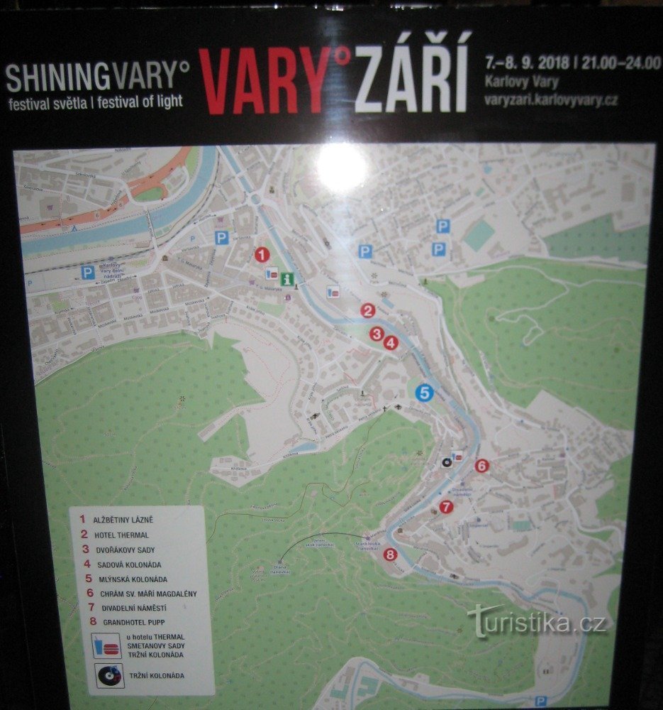 poster and location map