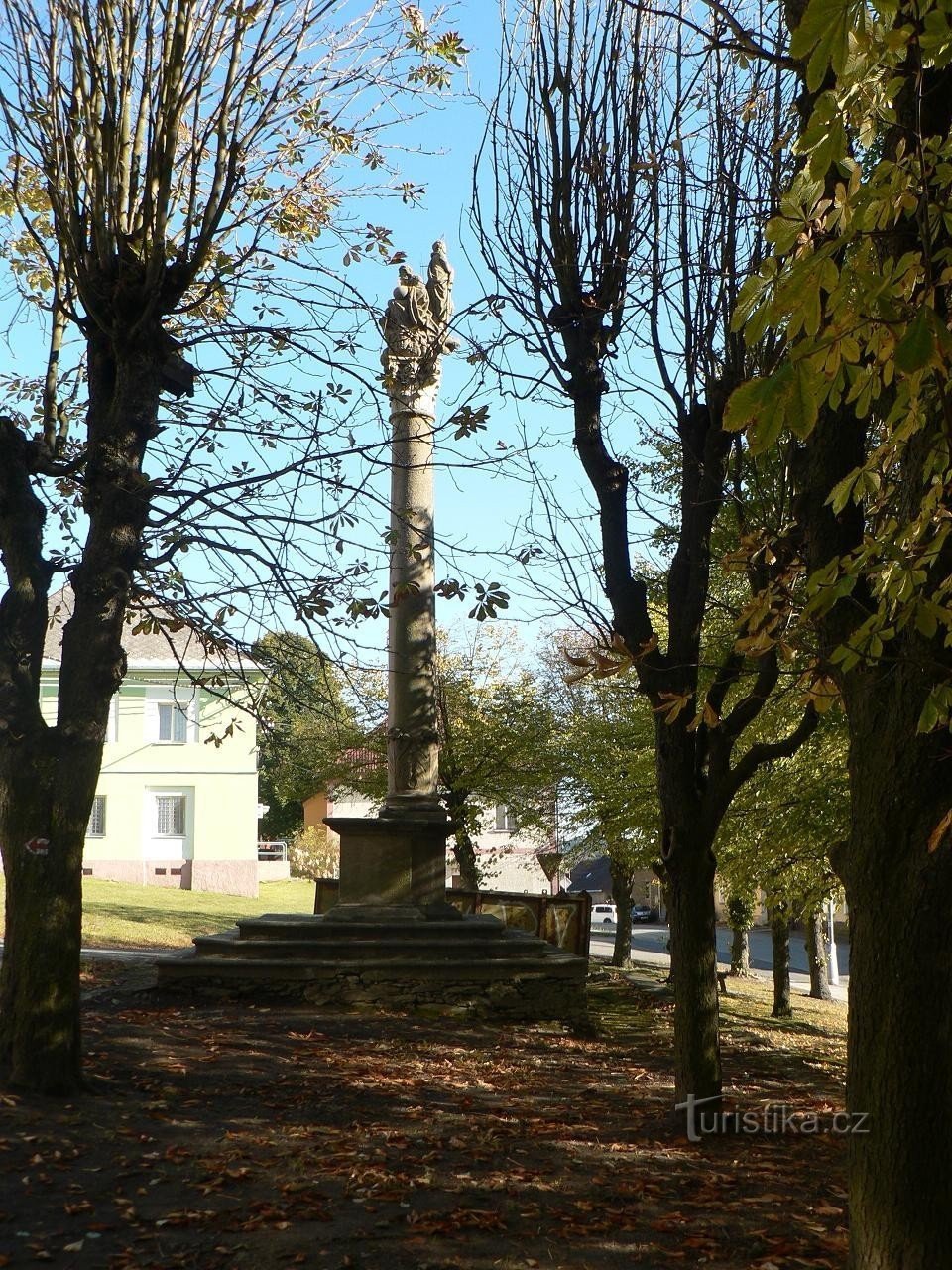 Plánice, a Szentháromság oszlopa