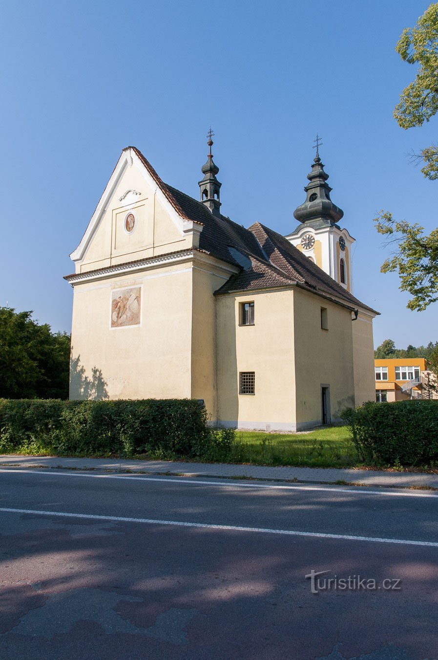 Planná oberhalb von Lužníčí