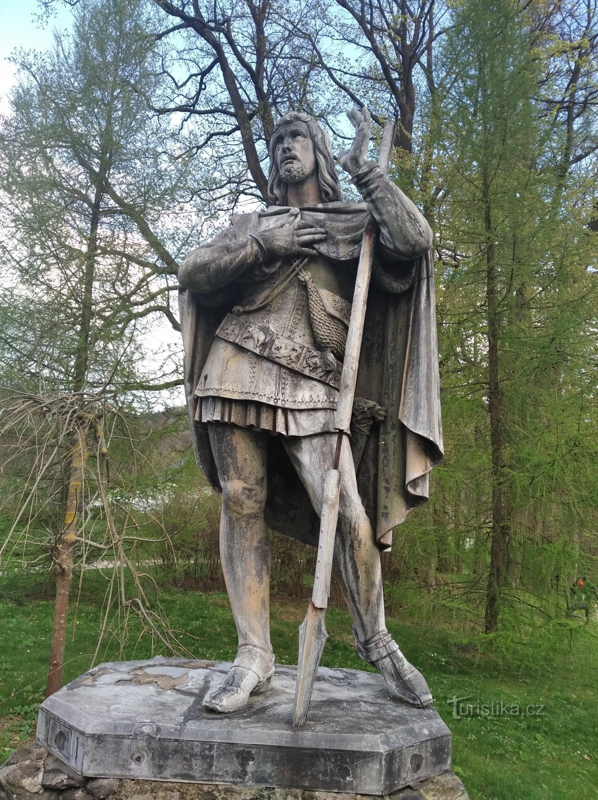 Skulptur des heiligen Hubertus / Foto: Matěj Martinčík