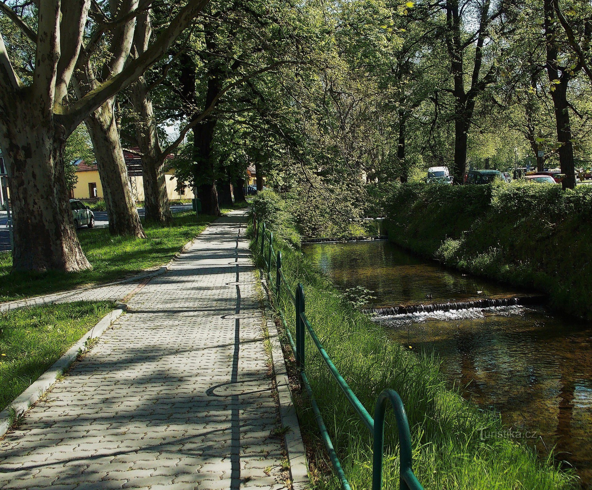 Beco Platanová em Bystřice pod Hostýnem