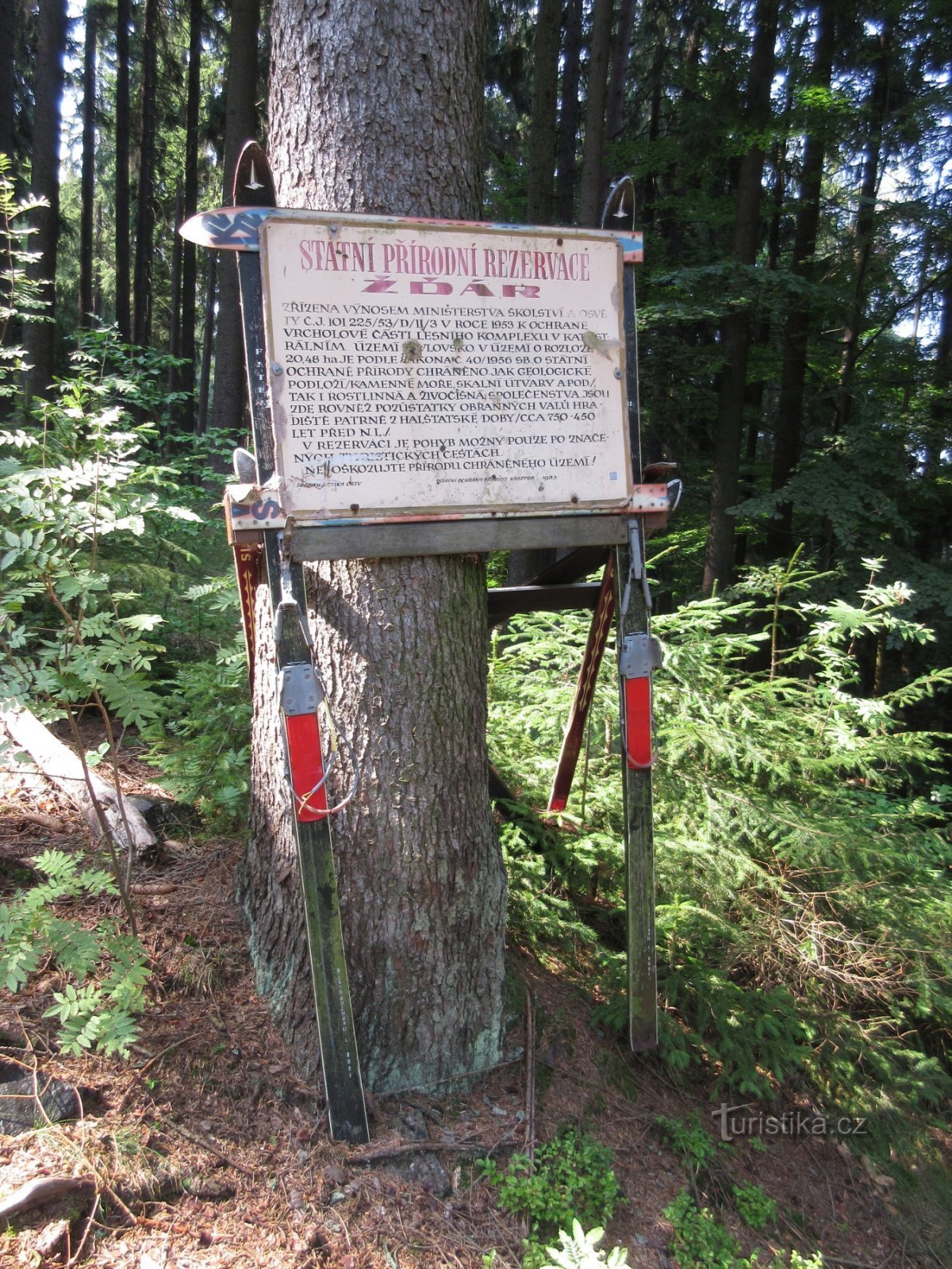 Pilsen-regionen - fra Svojkovice til toppen af ​​Žďár (629 m)