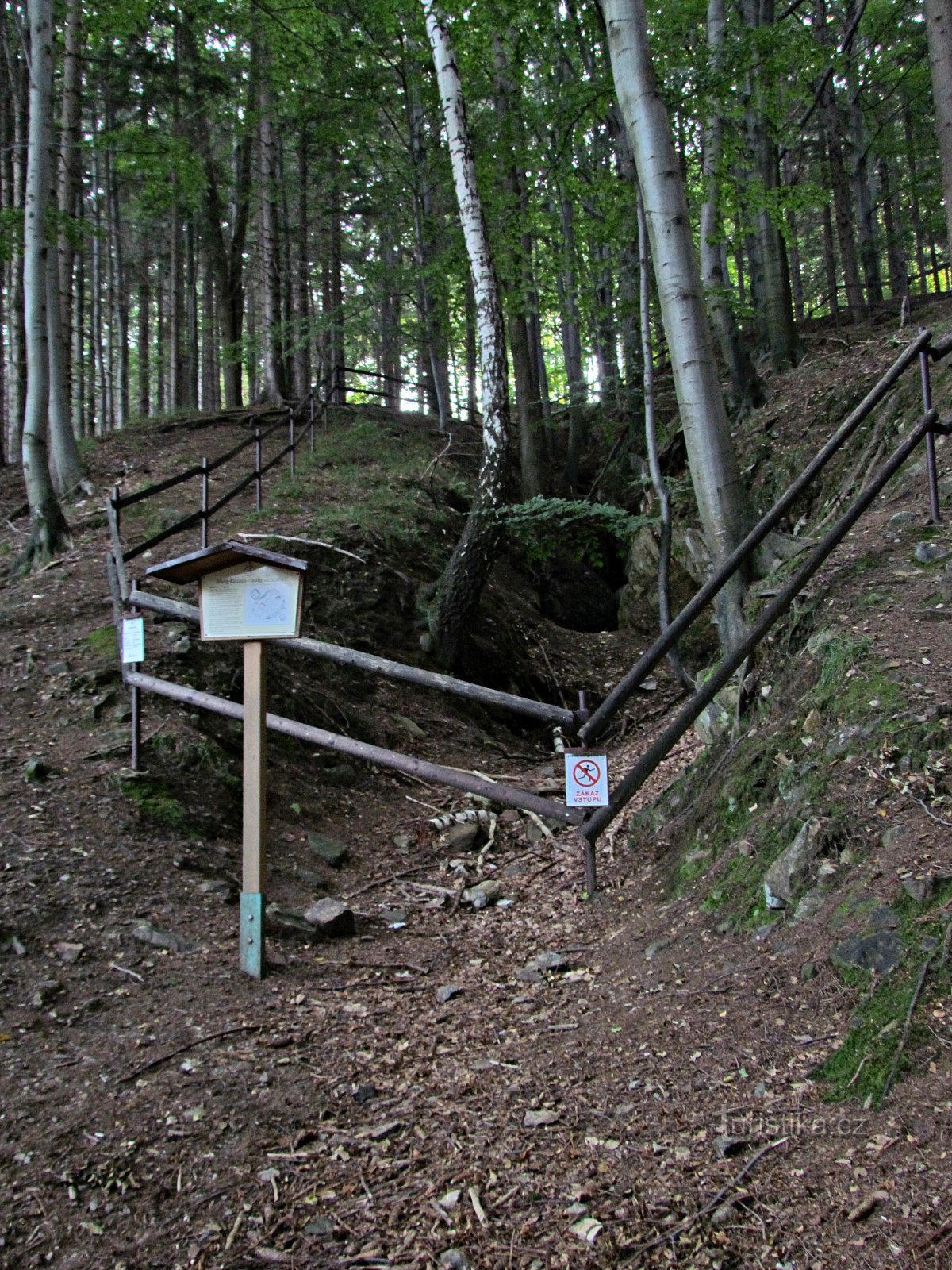 Après l'exploitation minière NS Zlatý Chlum