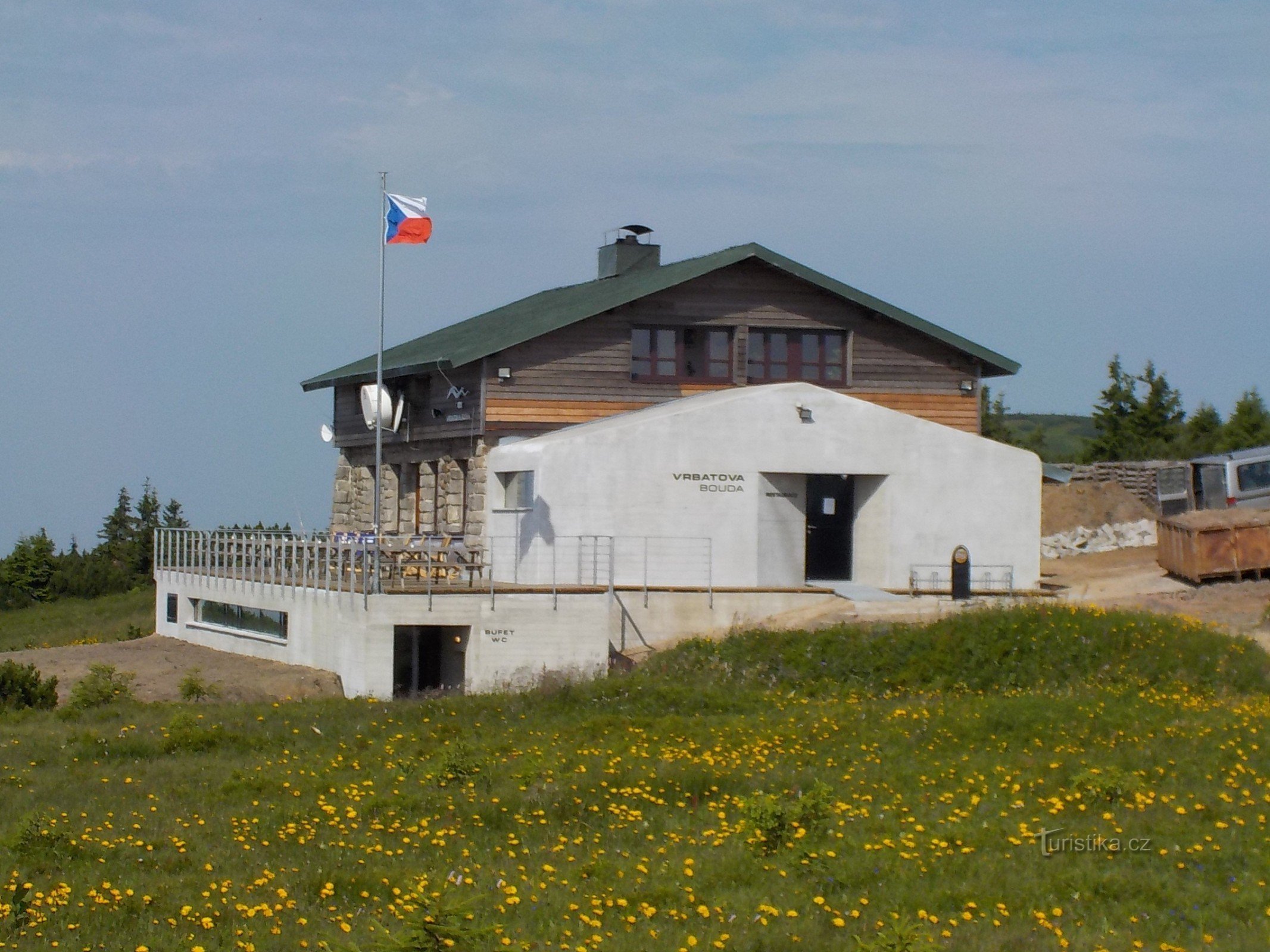 Na de Krkonoše-hutten