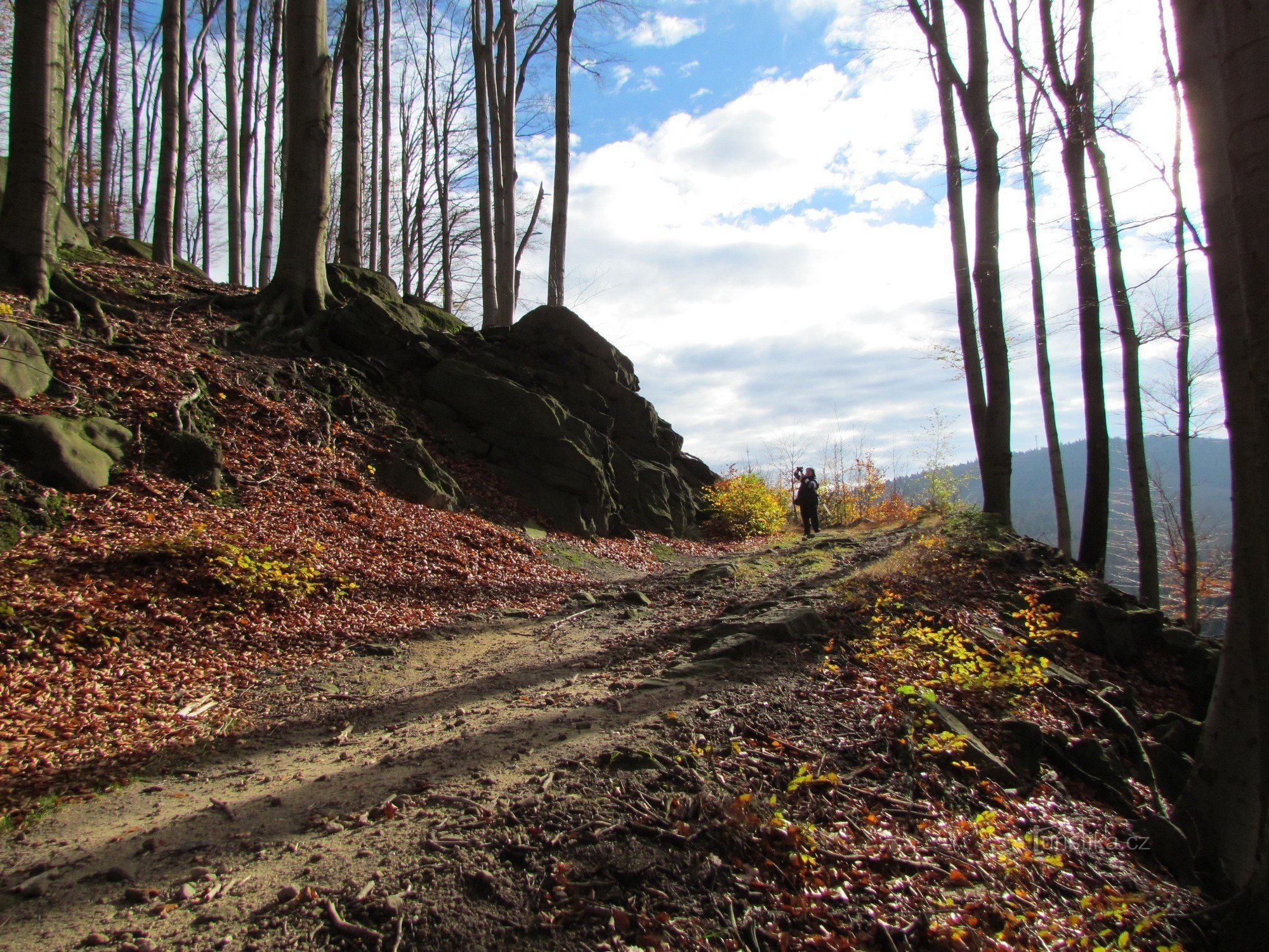 Le long du sentier du cuivre dans les collines Hostýn