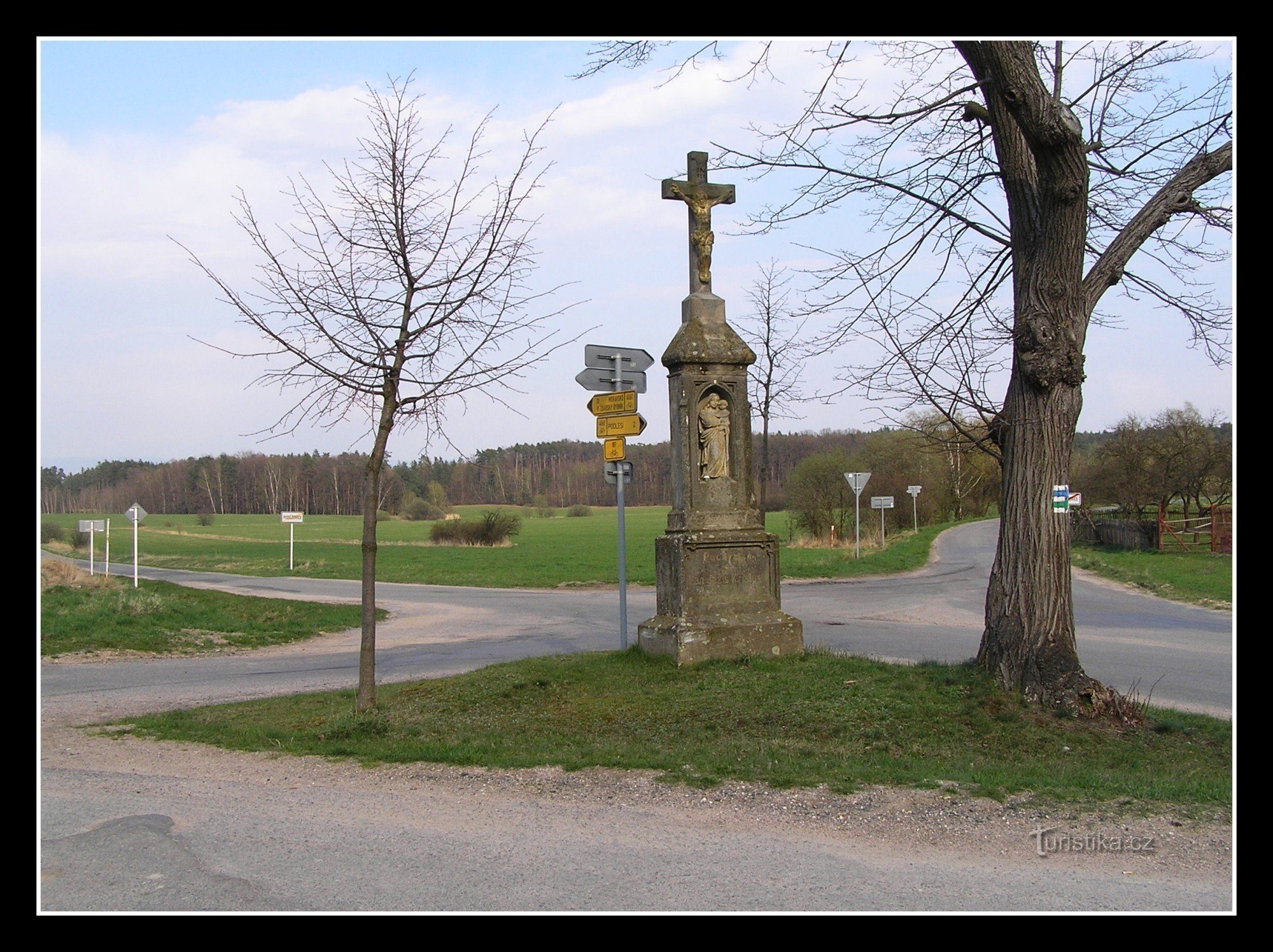 Pobežovice - monument de la crucifixion