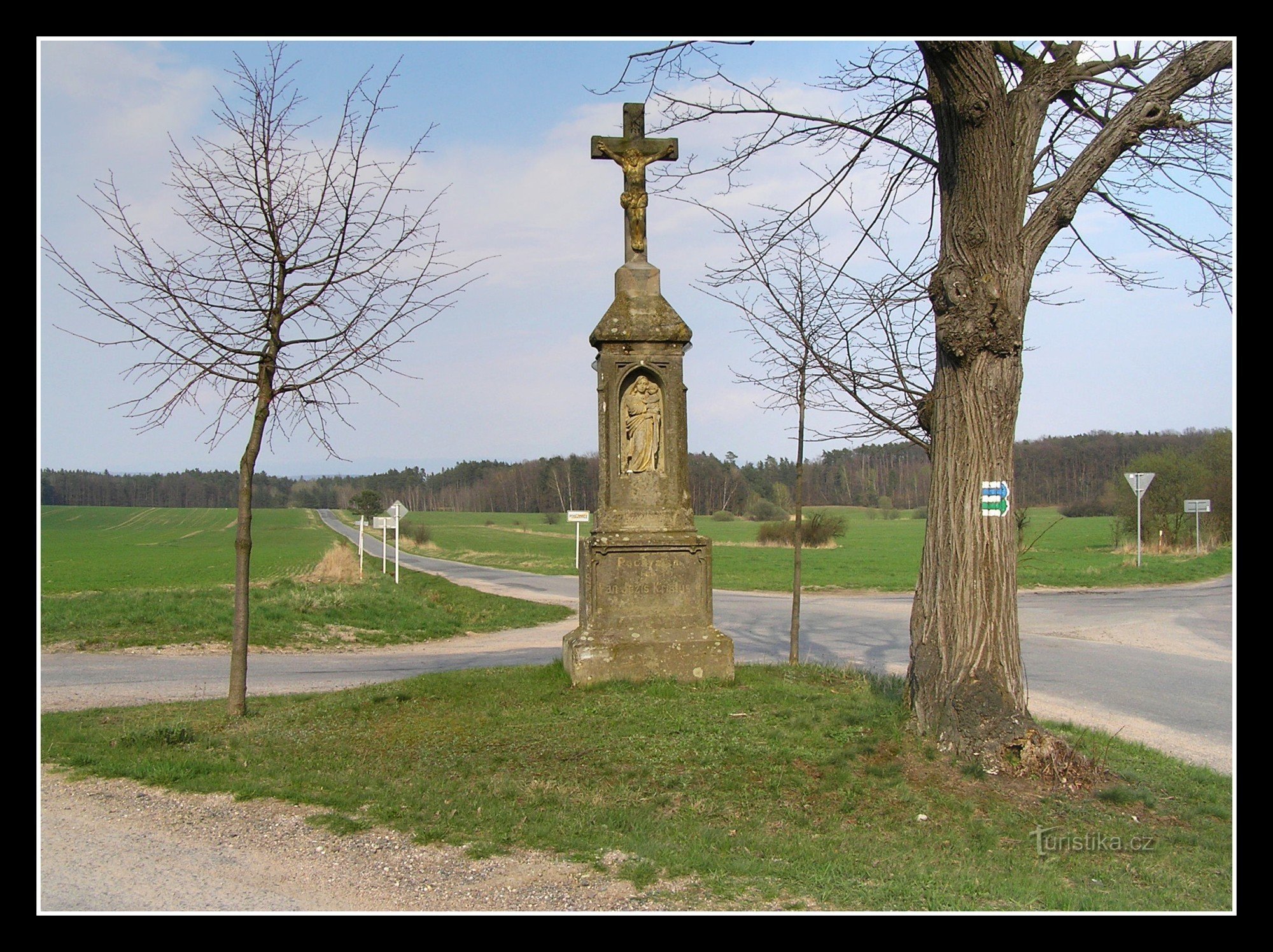 Pobežovice - Kreuzigungsdenkmal