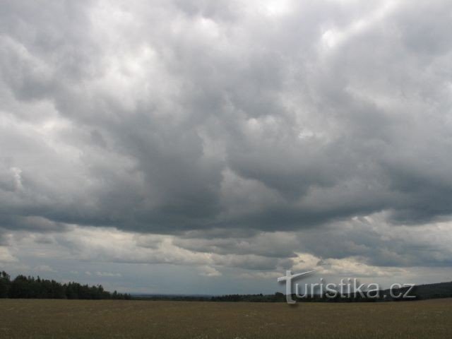 Het weer bedreigde ons een beetje! Stratocumulus als donder!