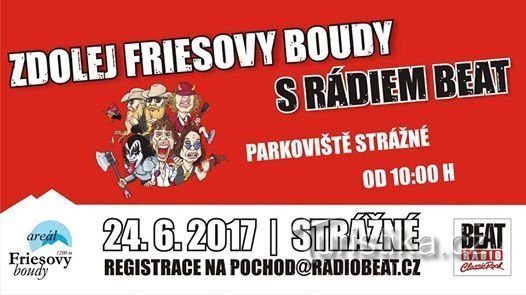 MARCHA CON RADIO BEAT - FRIESOVY BOUDY 2017, 24.6.