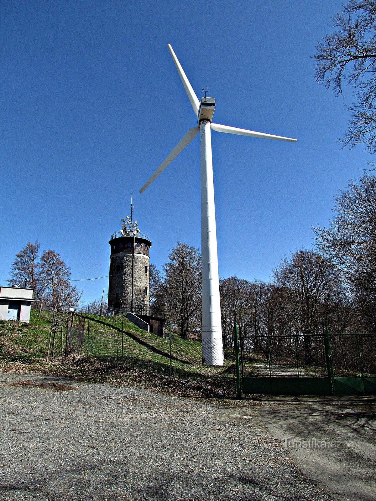 Under the inn's lookout tower