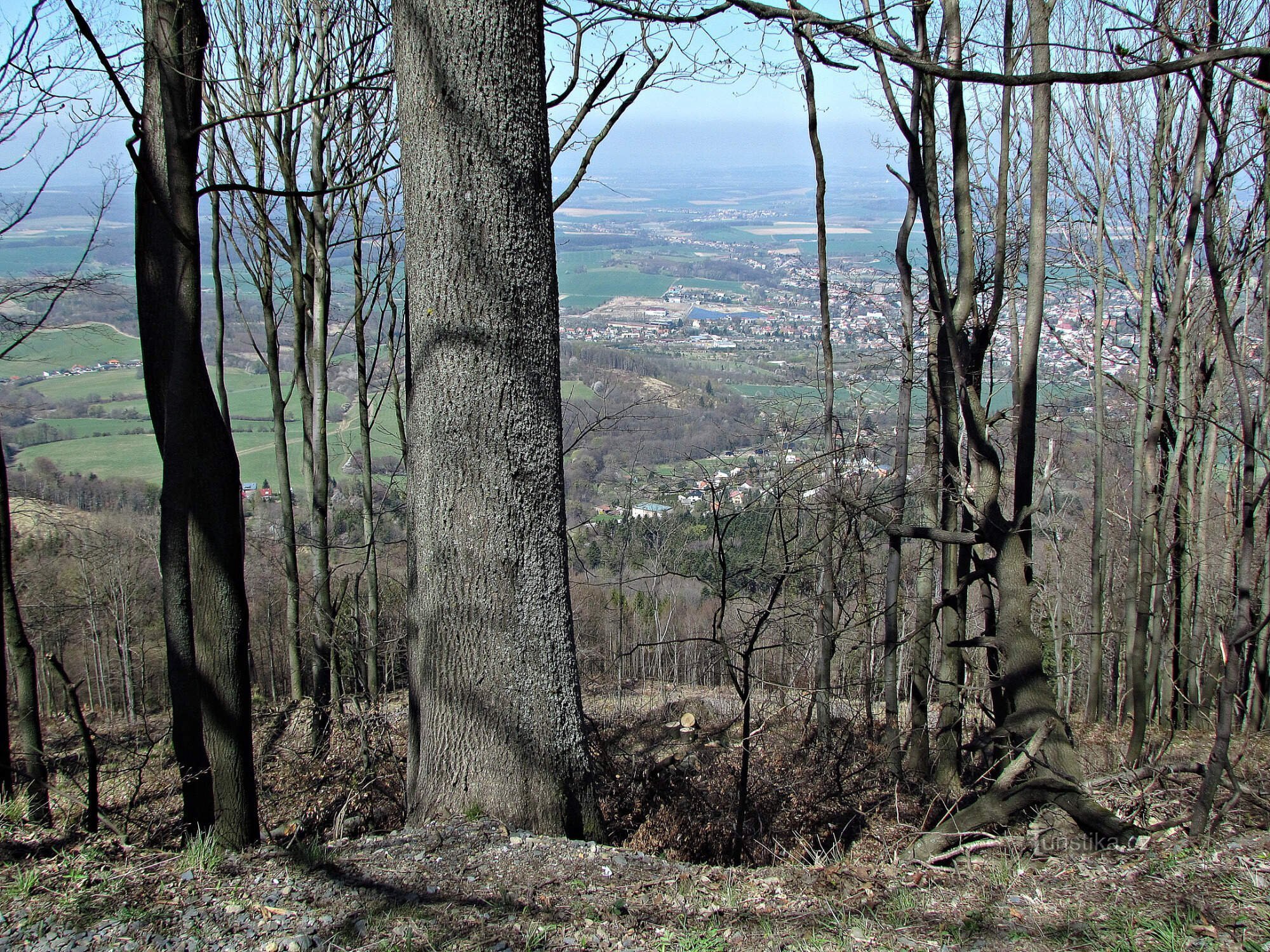 Sob a torre de vigia da pousada