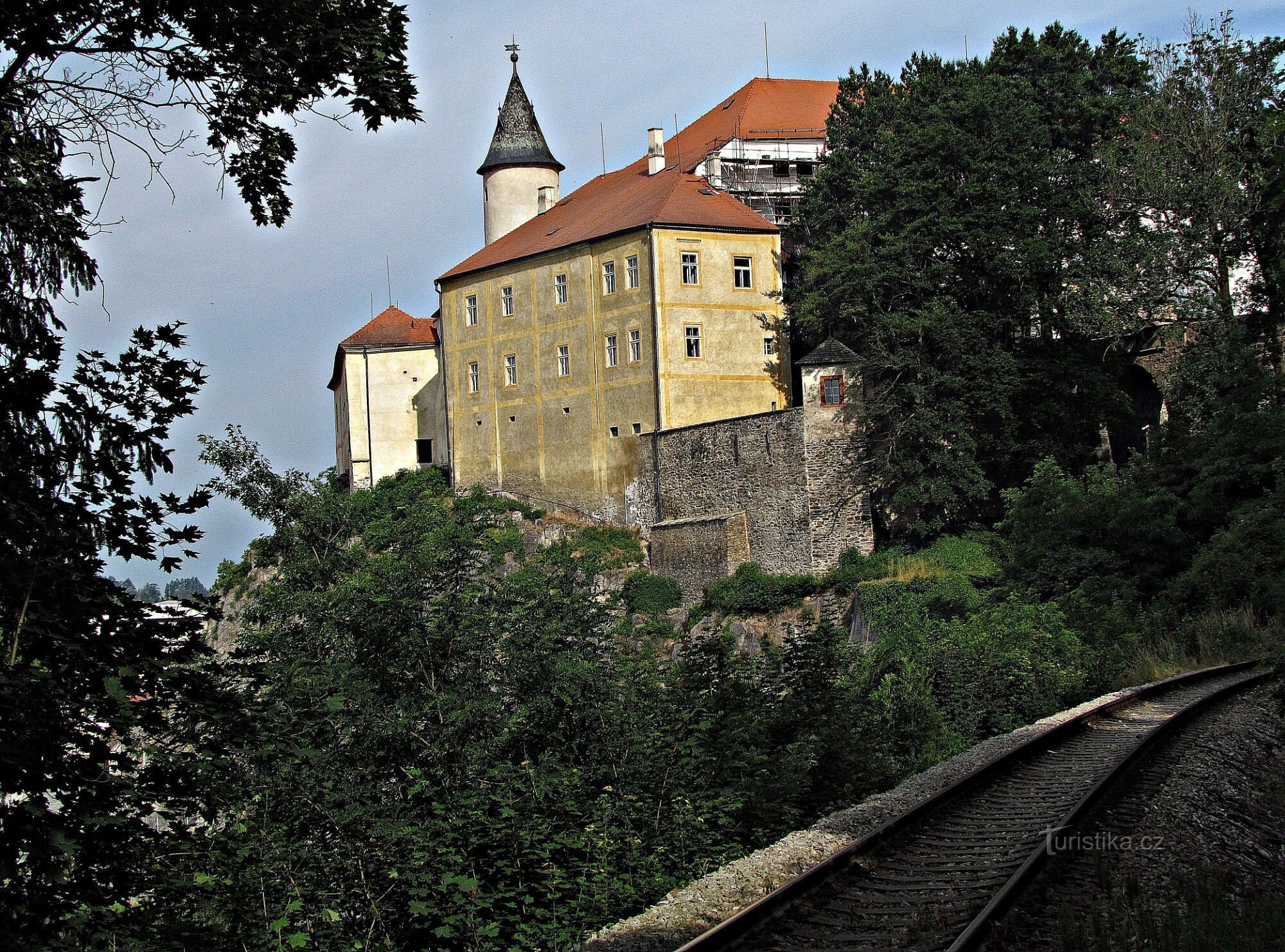 Unter der Burg Ledeč