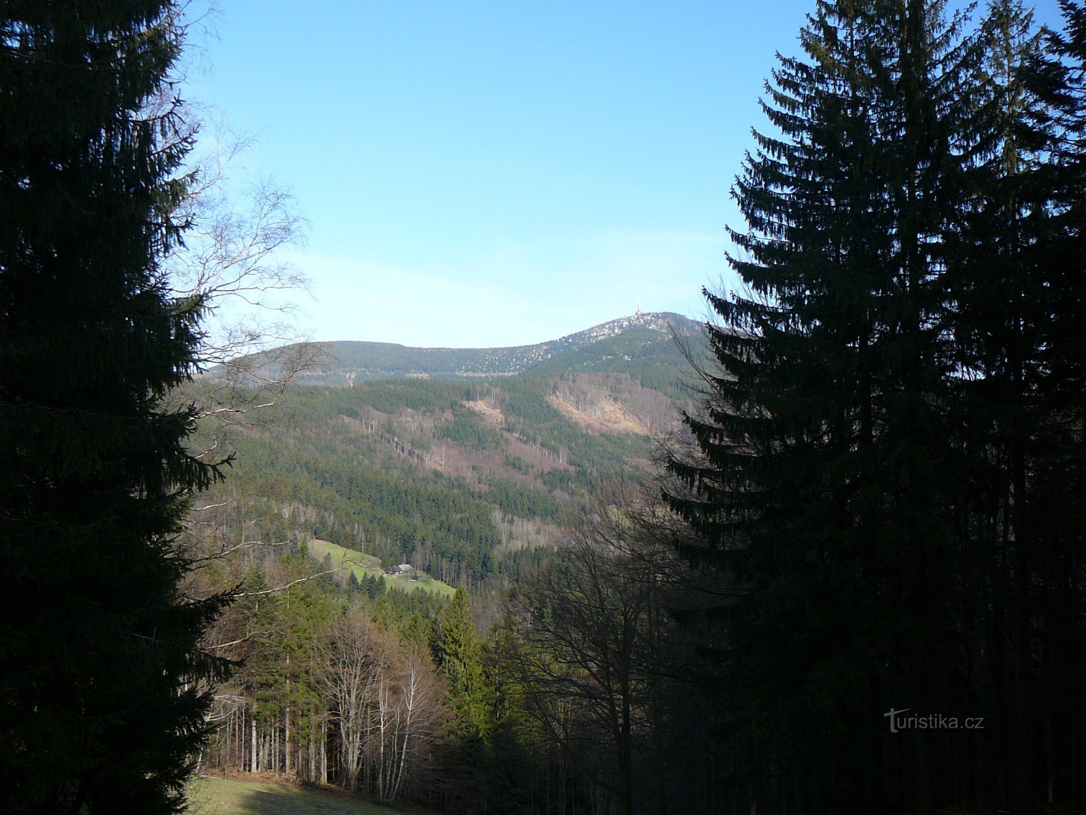 pod Ostro v smeri Lysá hora