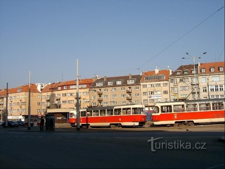 Podbaba - Straßenbahnschleife