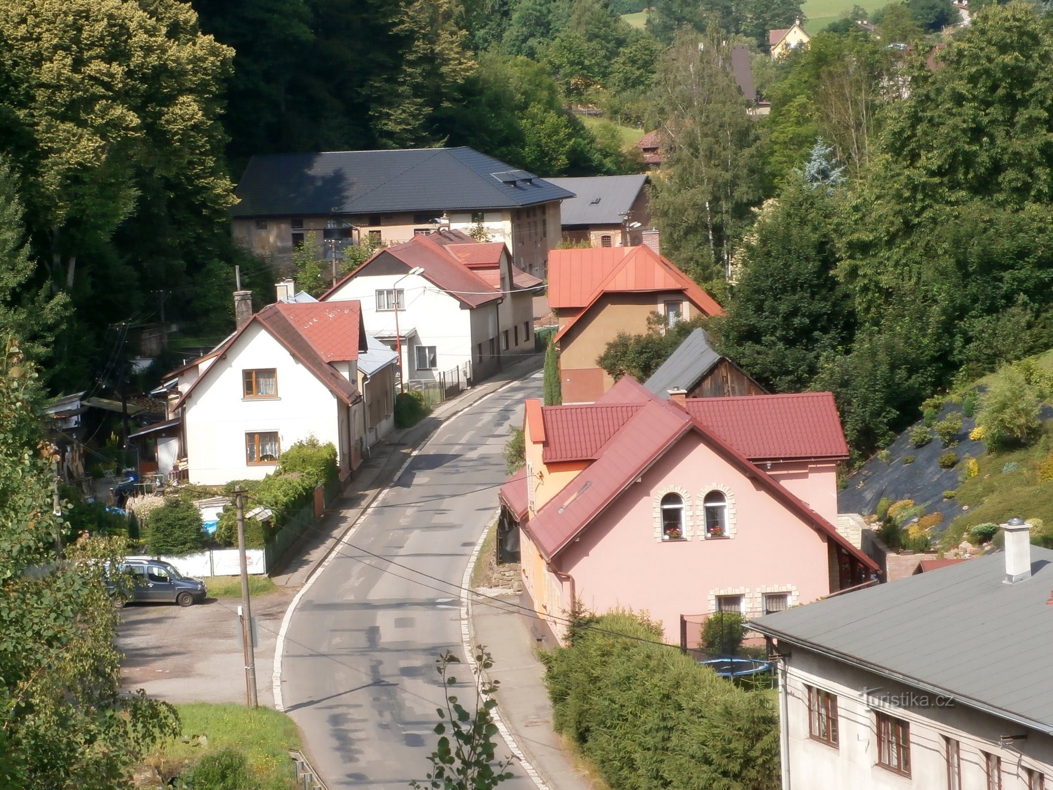 Poděbradova straat (Úpice)