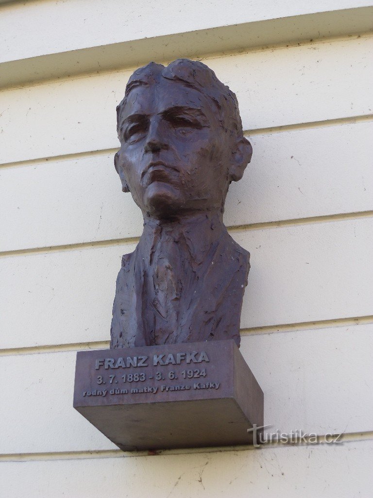 Poděbrady - bust of Franz Kafka