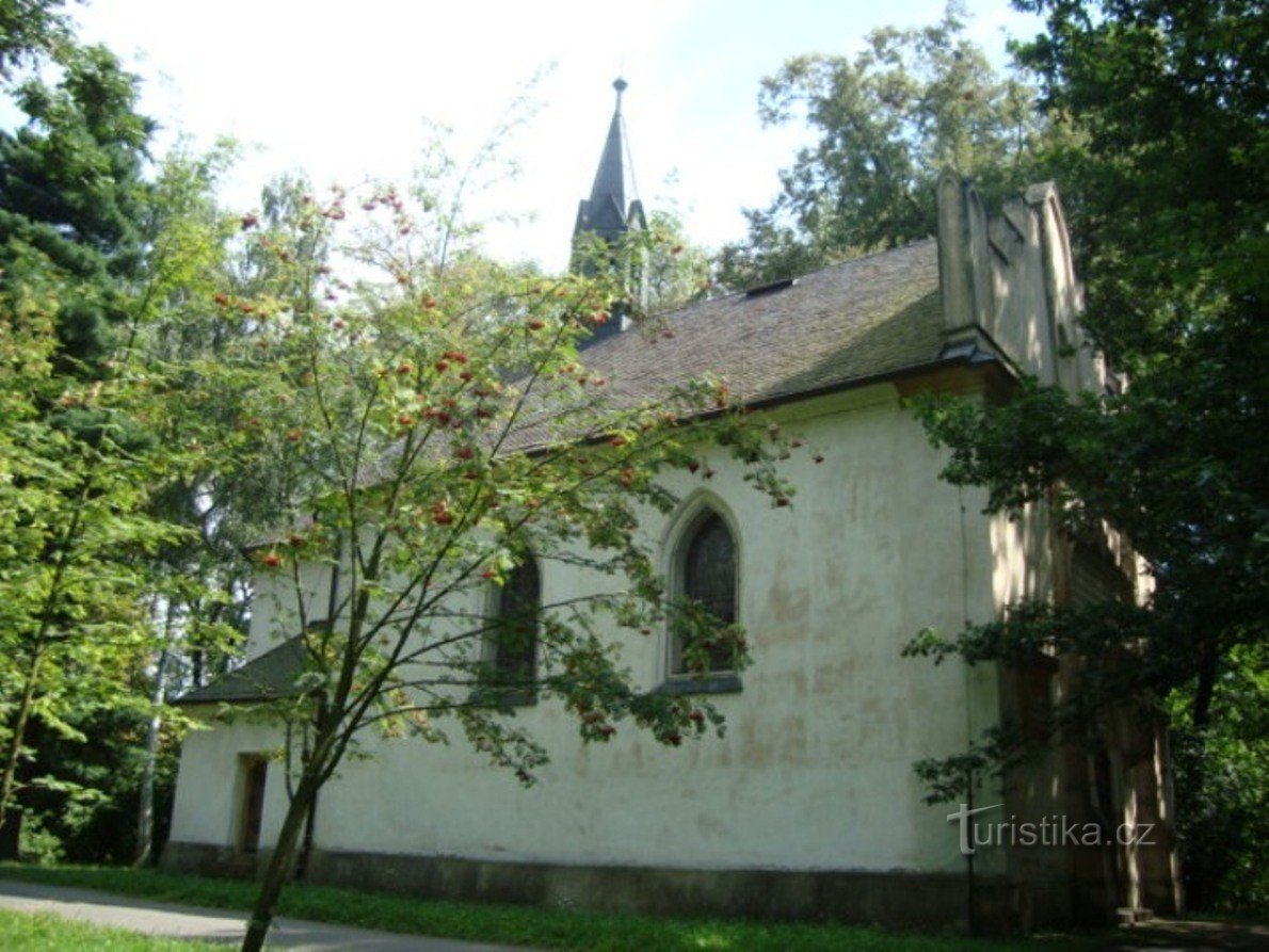 Podebrady-Havířsky-Kirche Mariä Himmelfahrt aus den Jahren 1516-1896-Foto: Ulrych Mir.