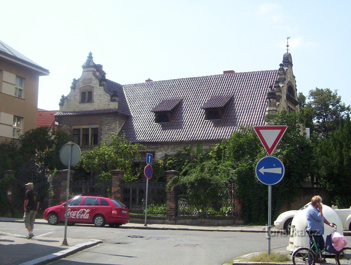 Podebrady-Havlíčkova straat-Obereigner's villa-Foto: Ulrych Mir.