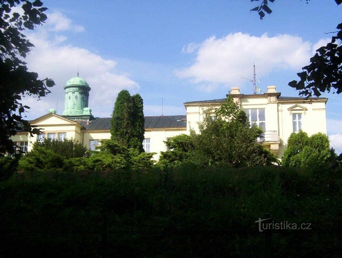 Podebrady-hotel Zámeček z Labské nábřeží-Foto: Ulrych Mir.