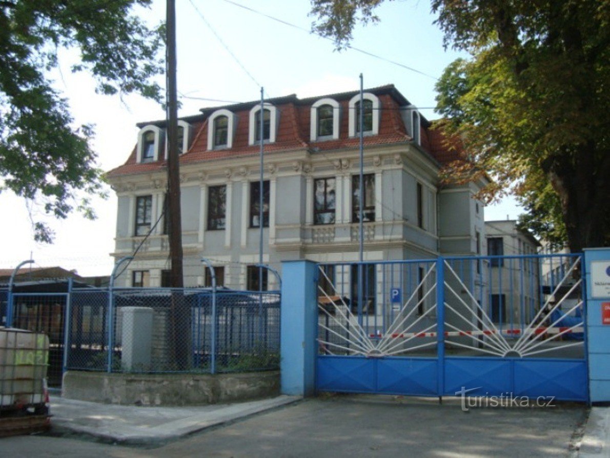 Glashütte Podebrady-Jiráskova Straße Böhmen-Foto: Ulrych Mir.