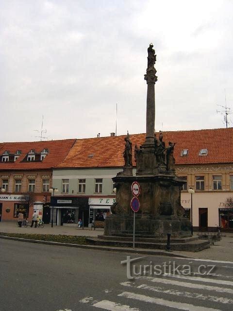 Poděbrady - Coloana ciumei