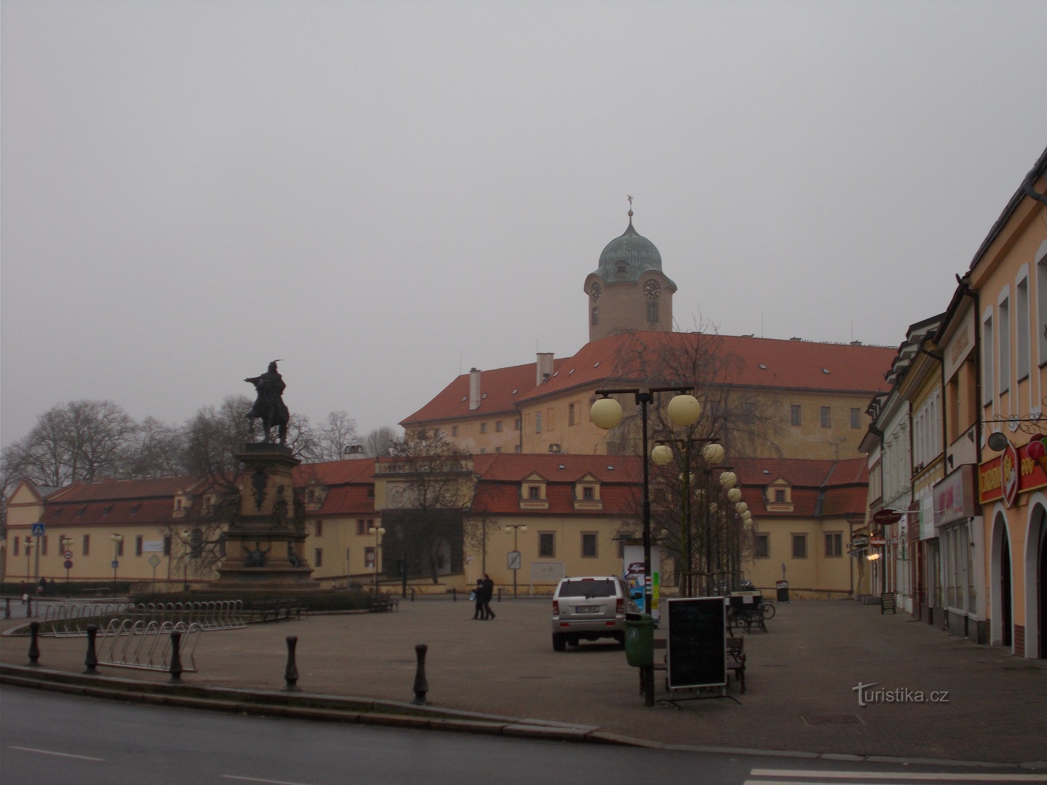 Poděbrady - fyrkantig