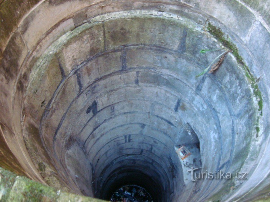 Poděbrady-inner castelo pátio-well-Foto: Ulrych Mir.