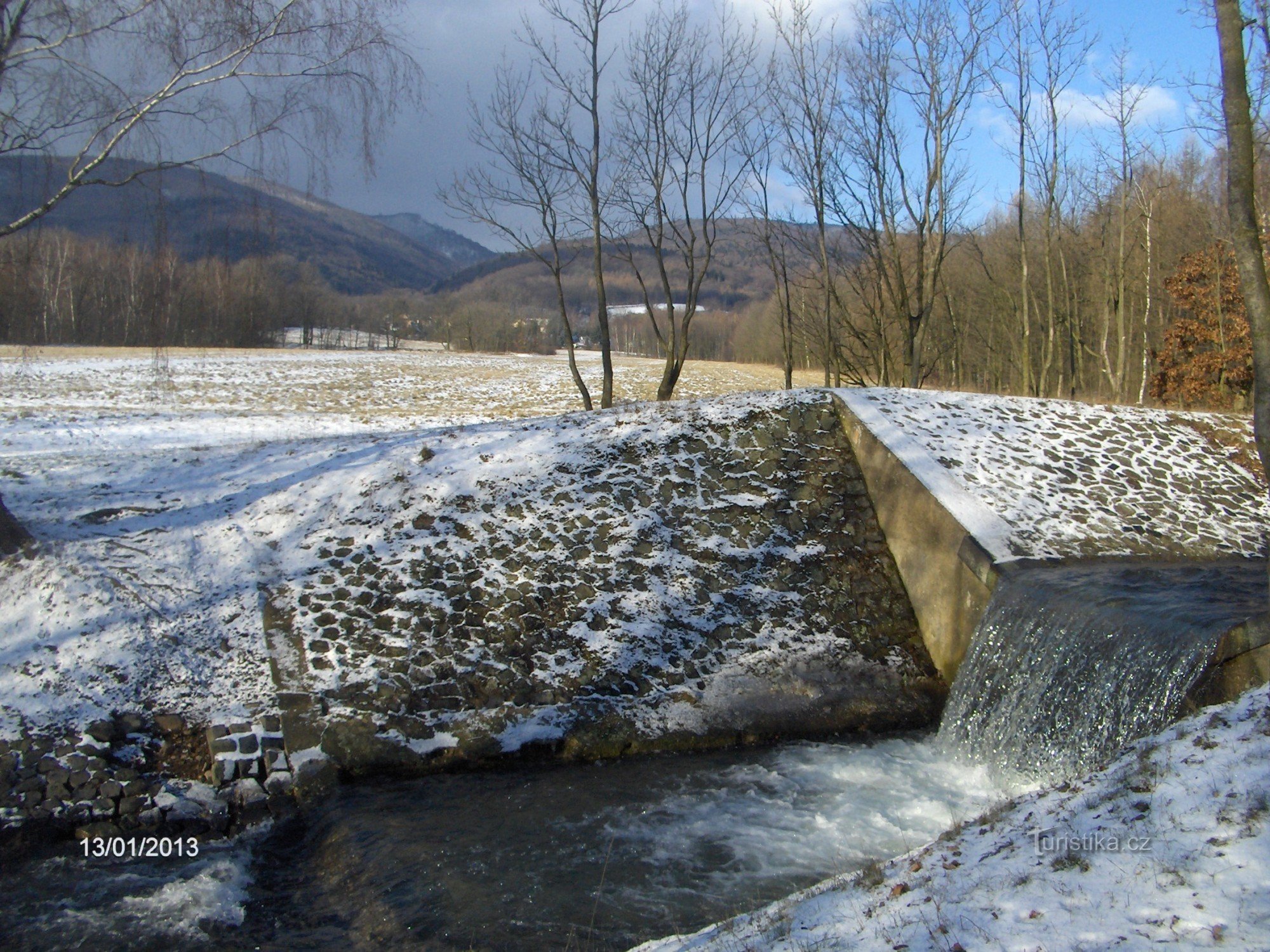 le long du ruisseau Bouřlivec