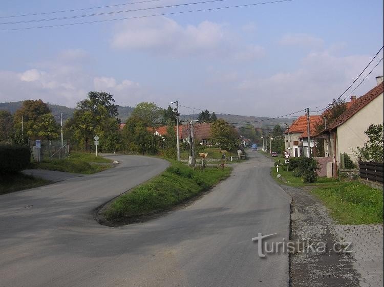 Podevsí: De weg naar Střítež