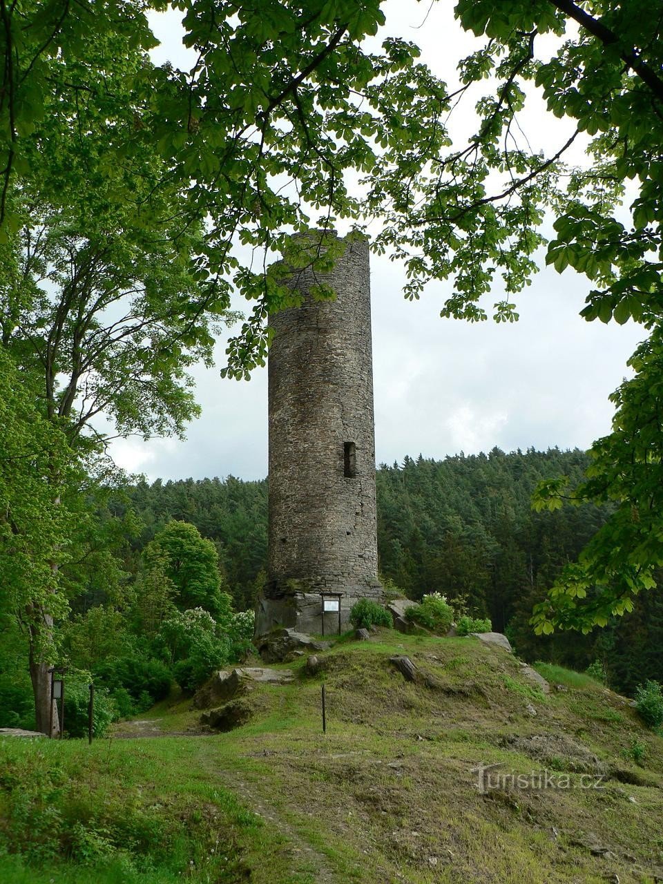 Podhradí, torre del castello