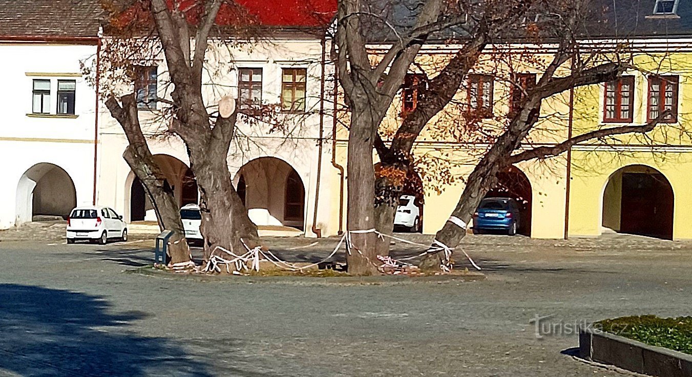 De poort in Přerov