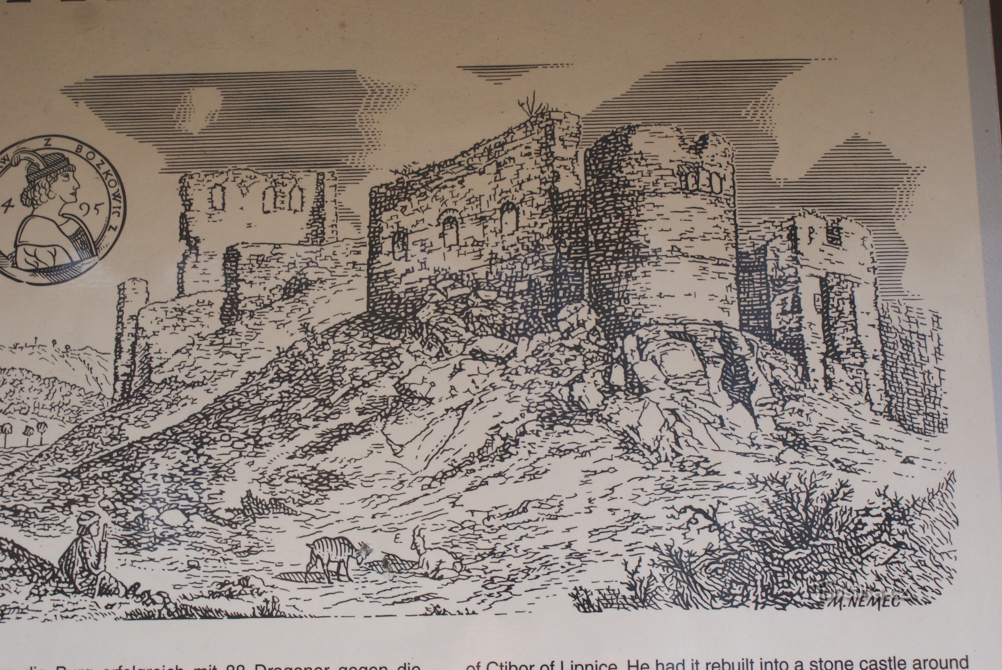 the appearance of the castle in the 19th century