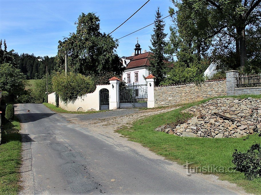 Podolí, general view of the castle