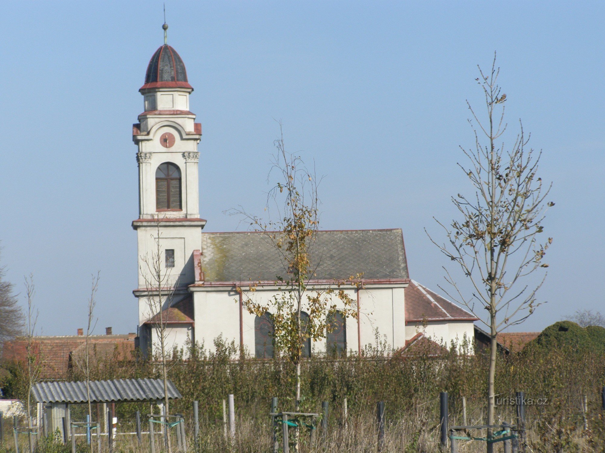 Podulšany - kerk van St. Nicolaas