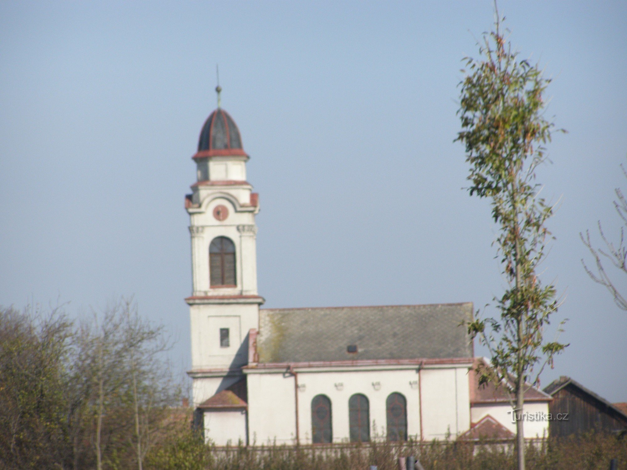 Podulšany - kerk van St. Nicolaas