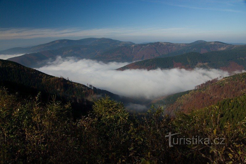 Automne au-dessus de Divoka Desná