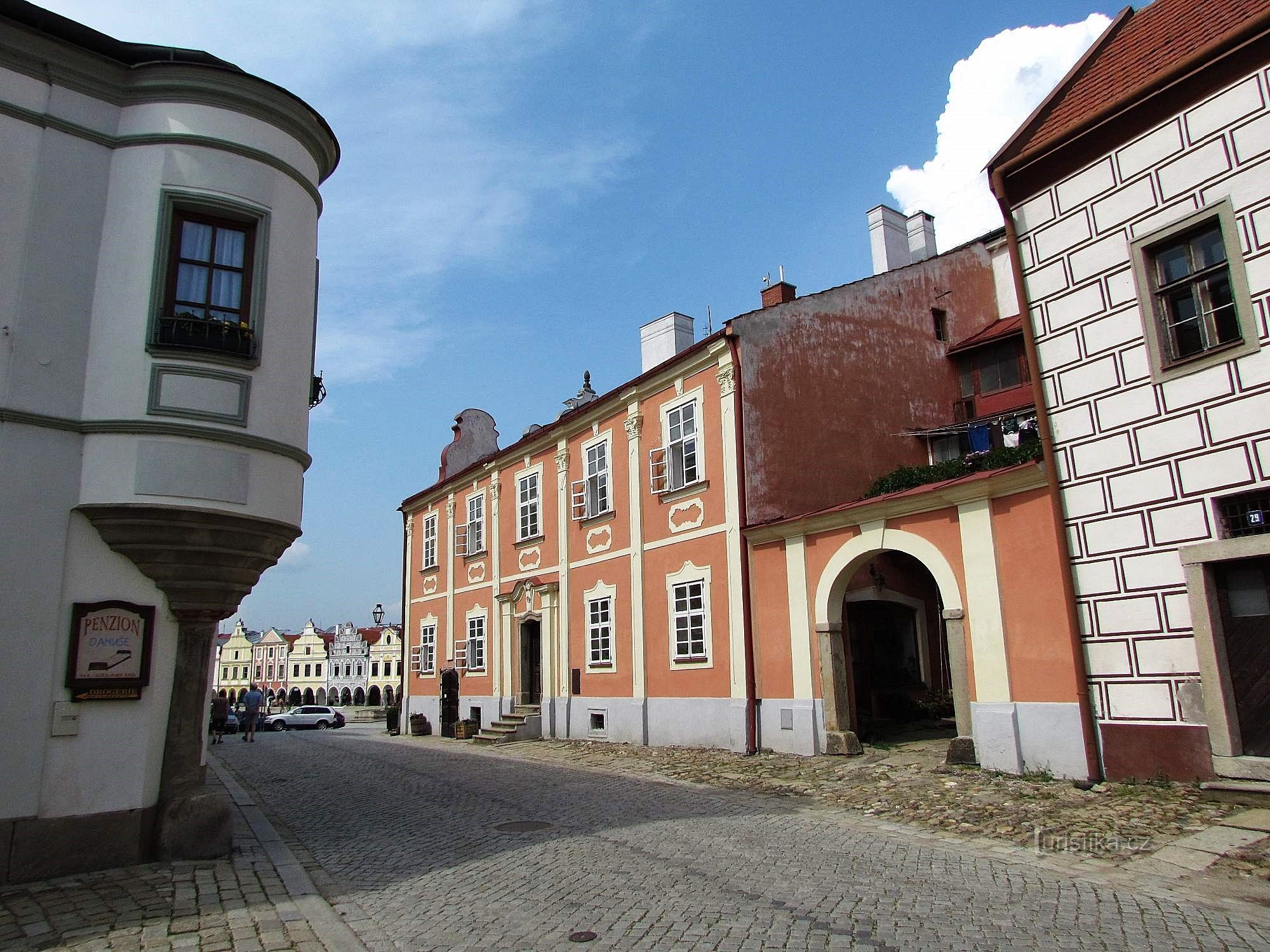 Piazza delle Fiabe a Telč