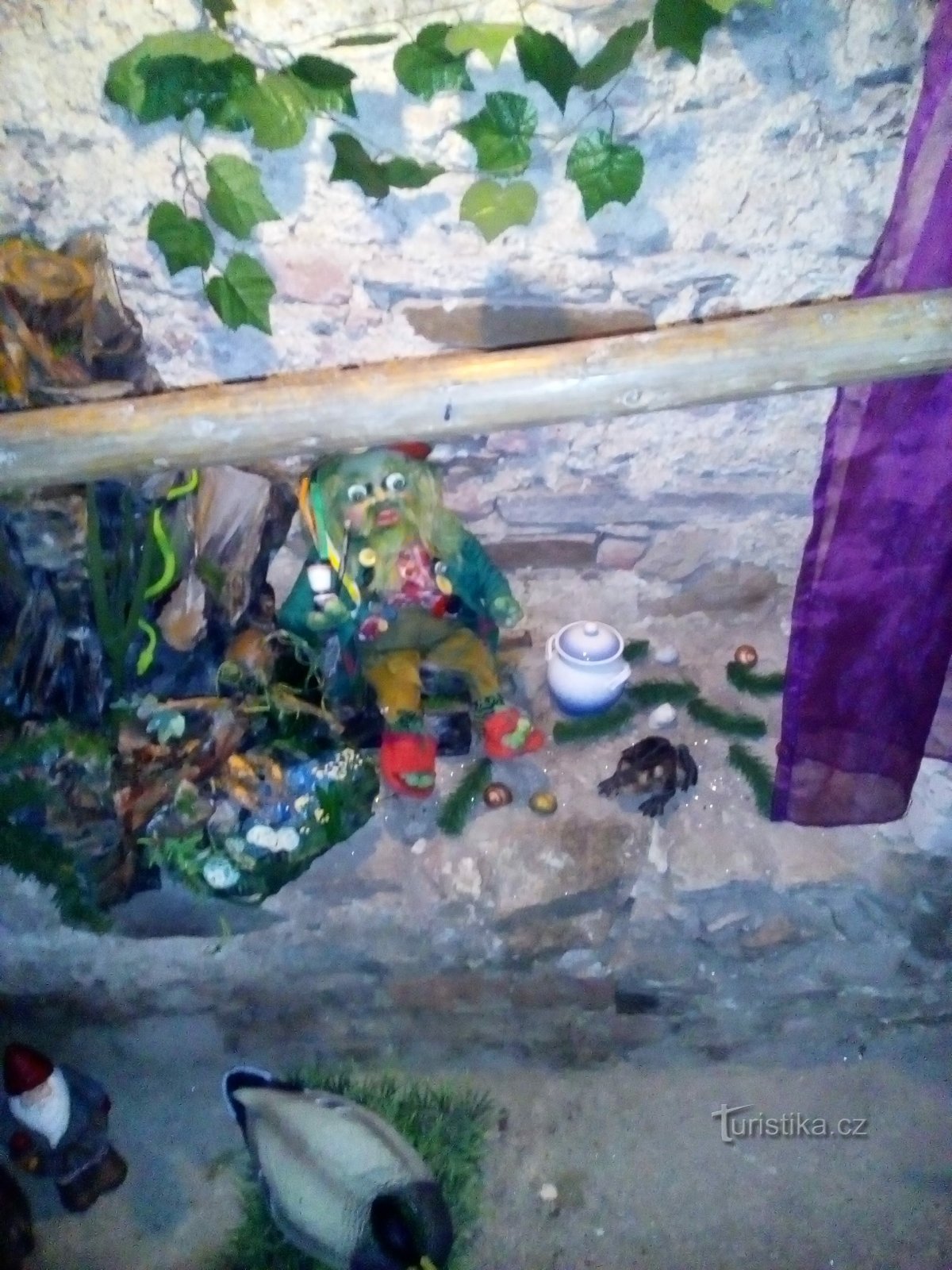 Le souterrain de conte de fées de Hluboká nad Vltavou