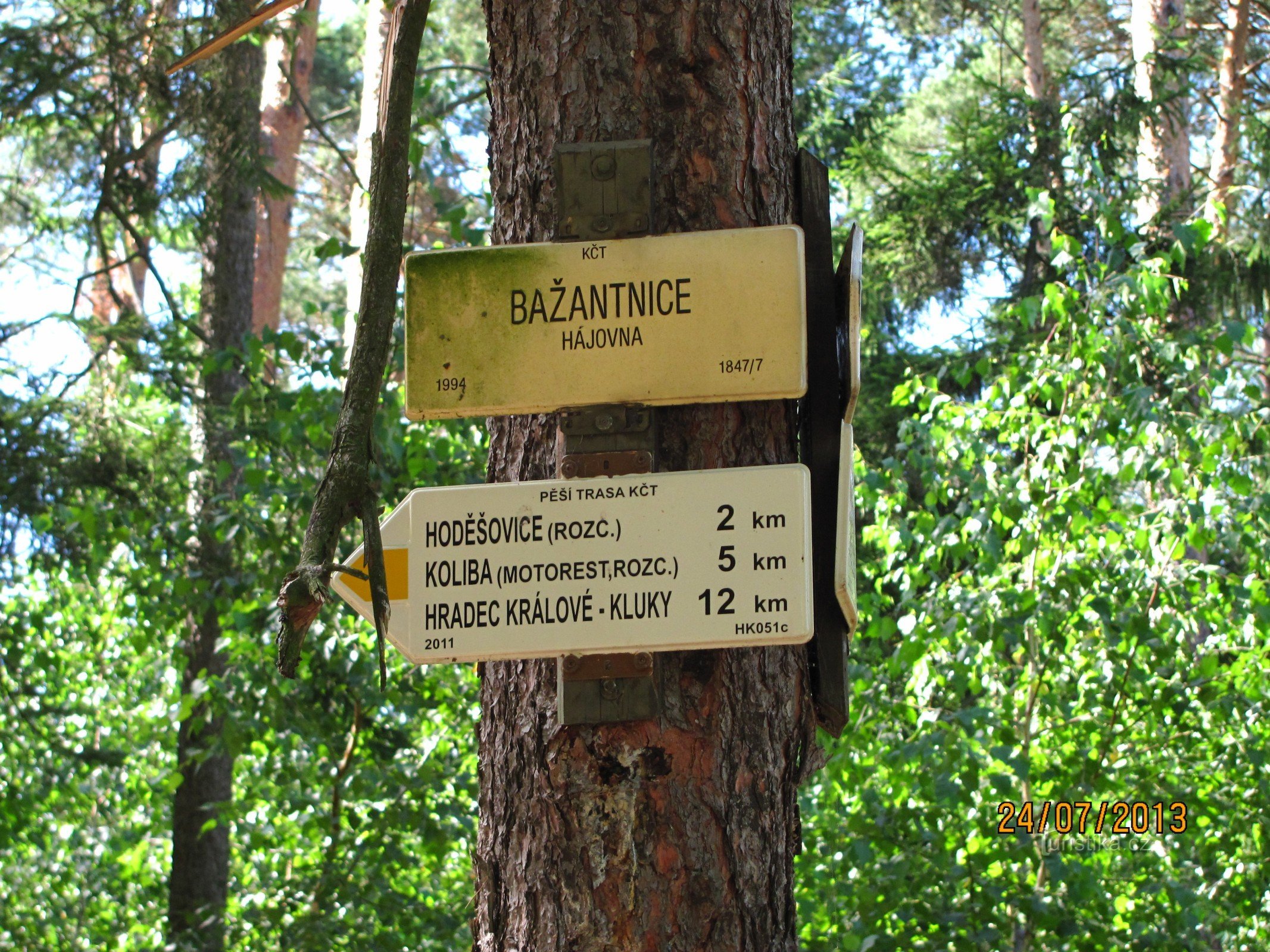 Along the fairytale trail to the Vyskyt pond