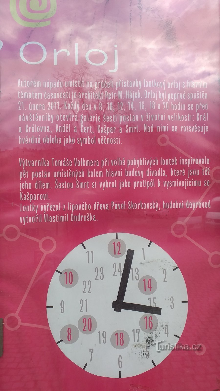 Bajkowy zegar astronomiczny w Ostrawie