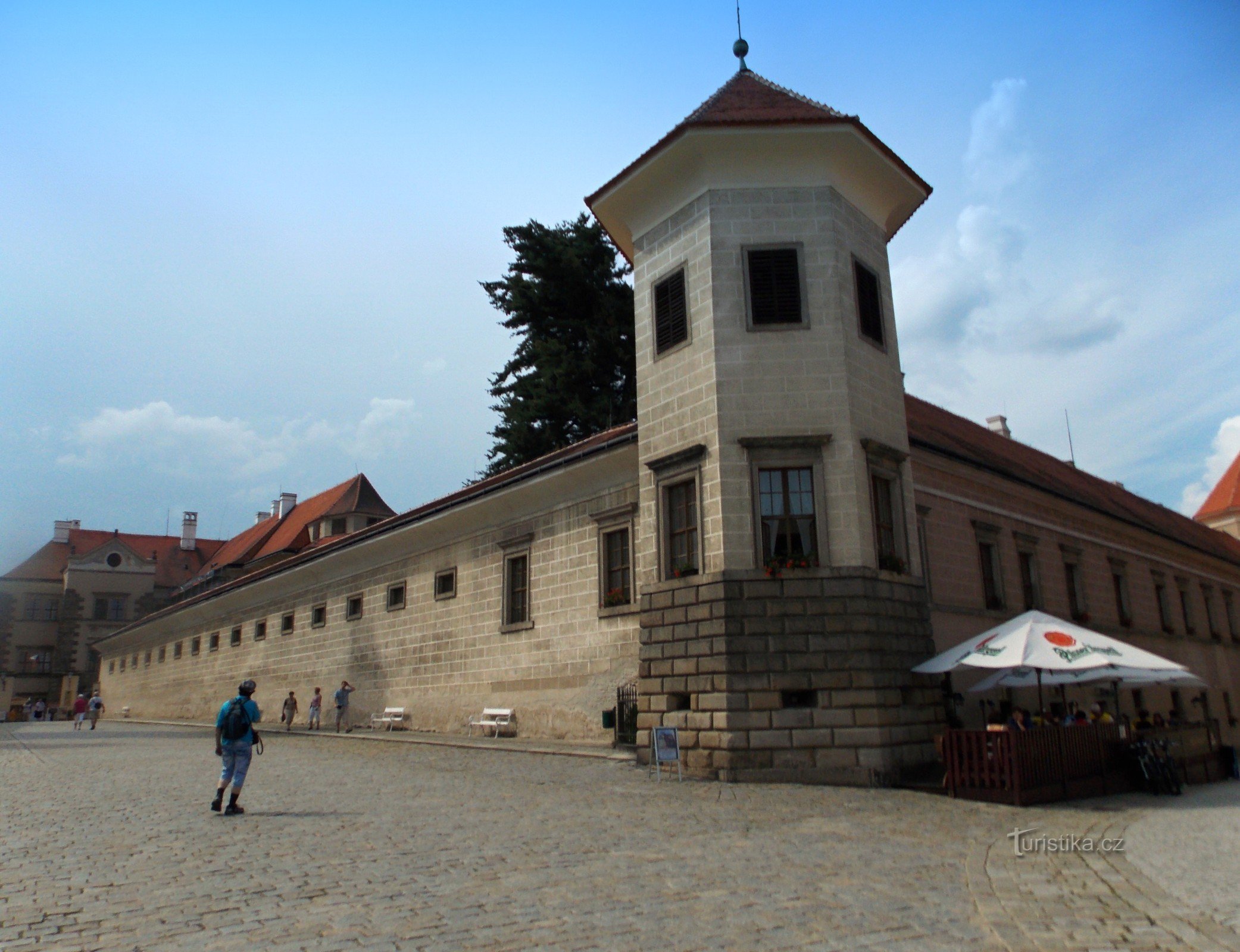 O centro de conto de fadas de Telč