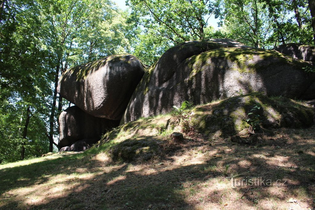 Heidnische Steine ​​bei Višňová