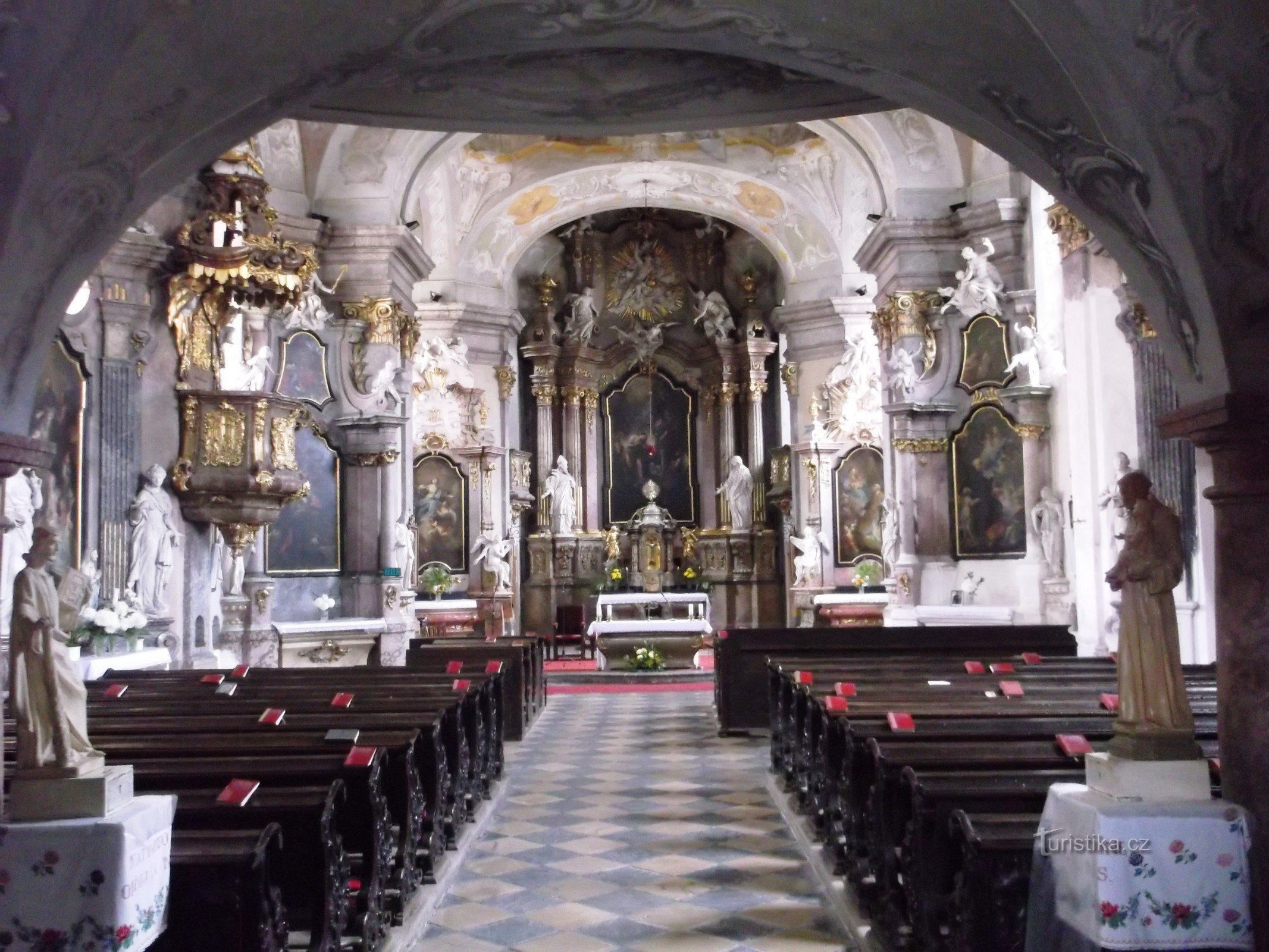 uitzicht op de kerk