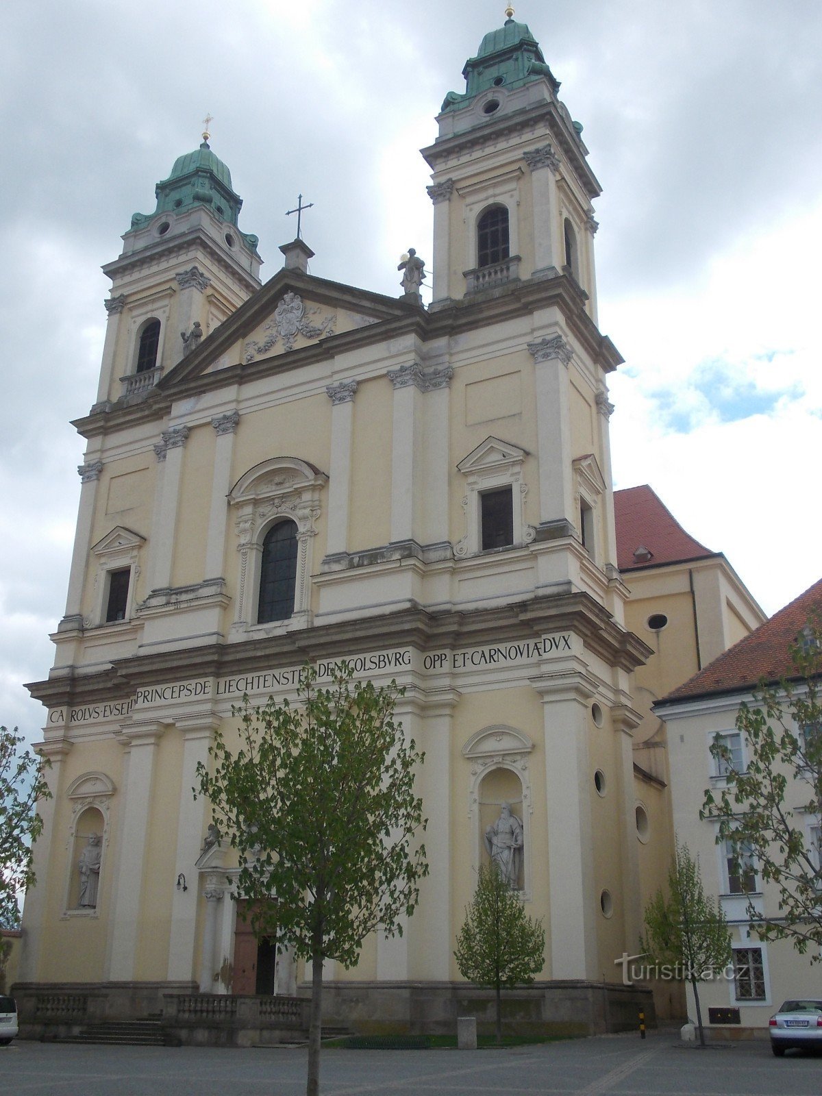 view of the church