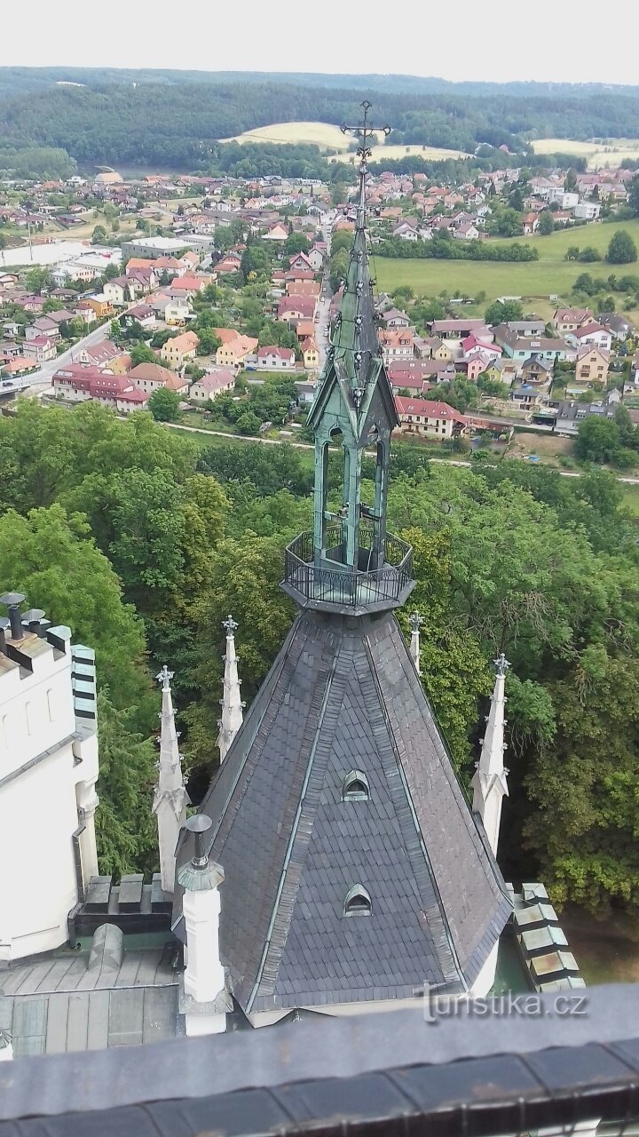 θέα από τον πύργο