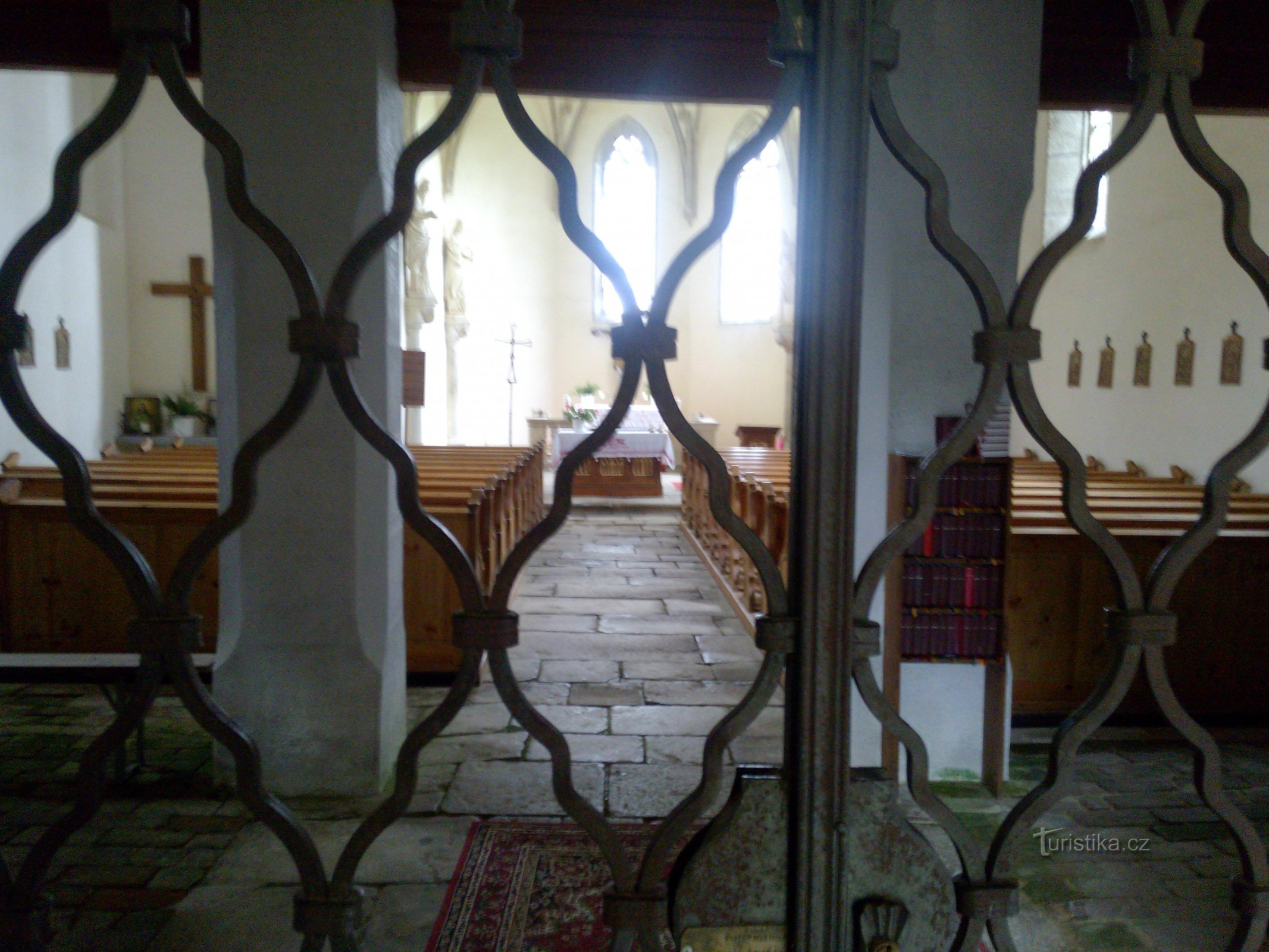 A view of the chapel