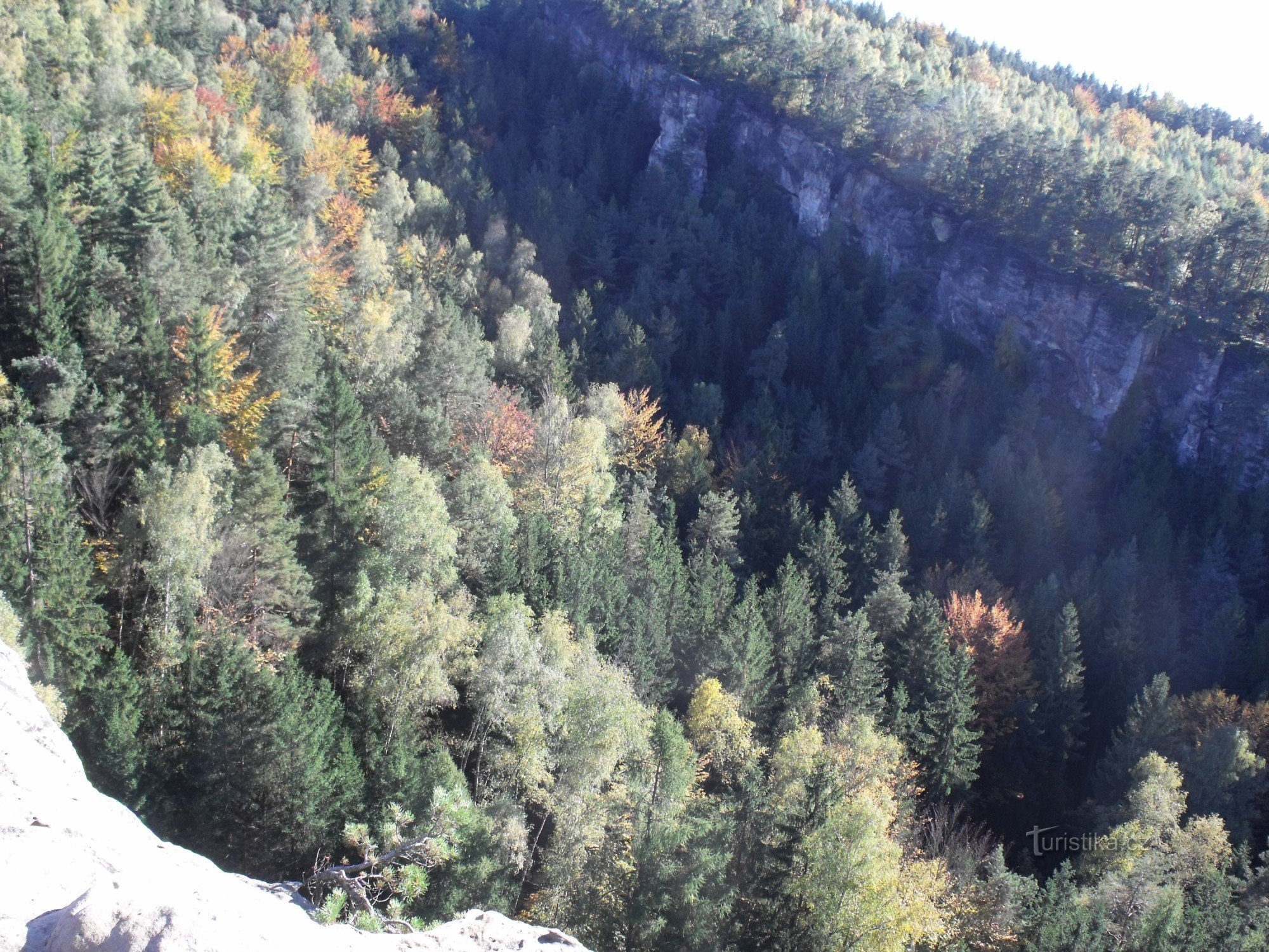 vista della Gola della Luna